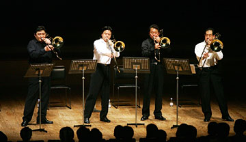 日本を代表する4人のトロンボーン奏者が集結 トロンボーン・クァルテット「ジパング」ニューイヤーコンサート